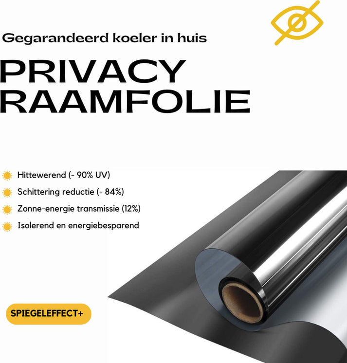 Privacy folie™ - Krijg gemakkelijk je privacy weer terug!