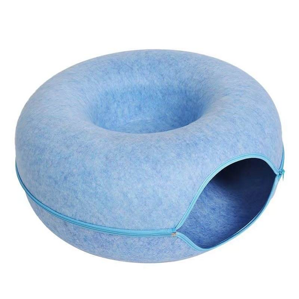 KittyKat Donut Bed & Tunnel™ - Een knus bed én vermaak in één!