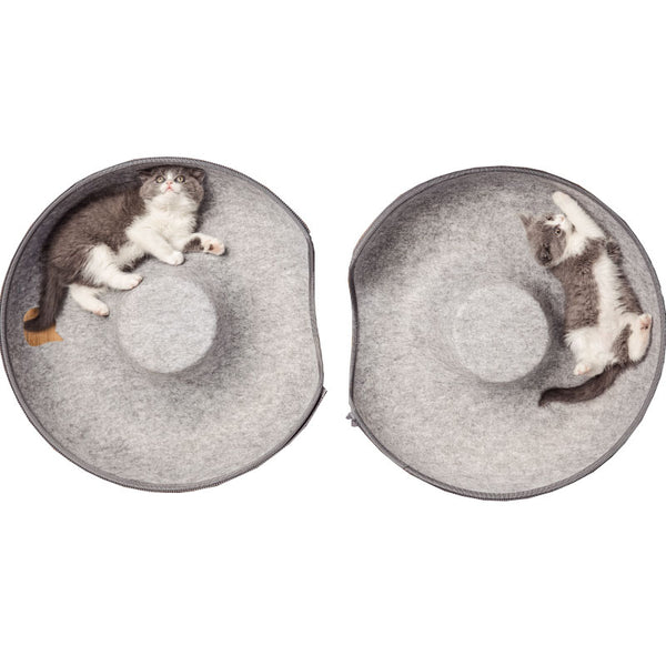 KittyKat Donut Bed & Tunnel™ - Een knus bed én vermaak in één!
