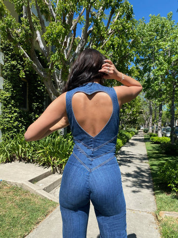 Champion's denim jumpsuit™