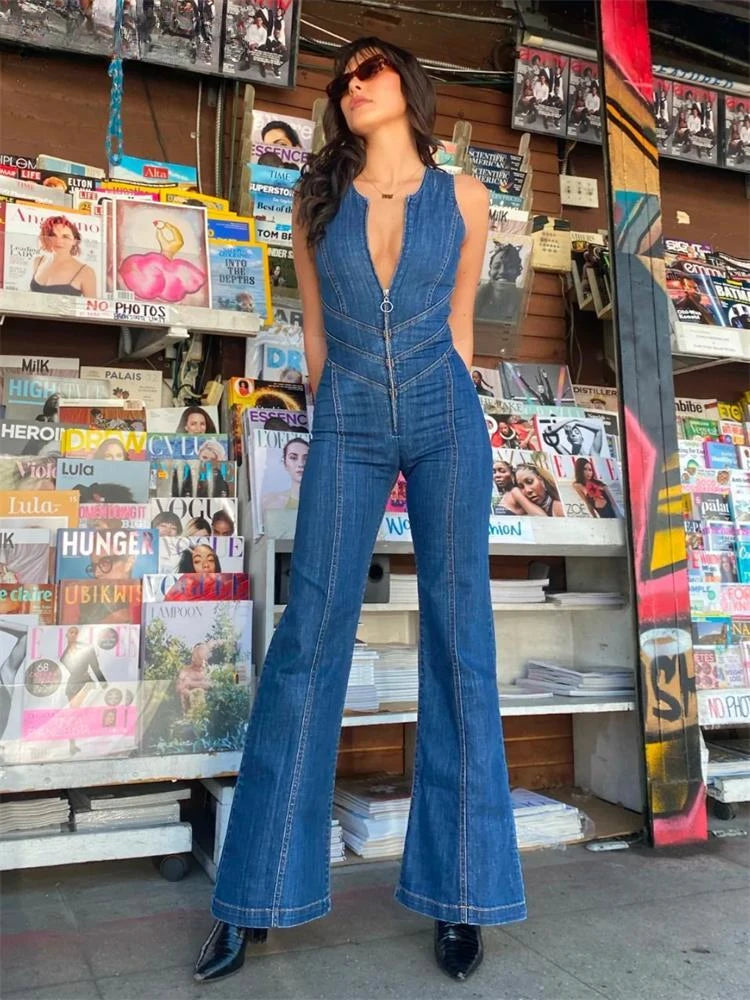 Champion's denim jumpsuit™