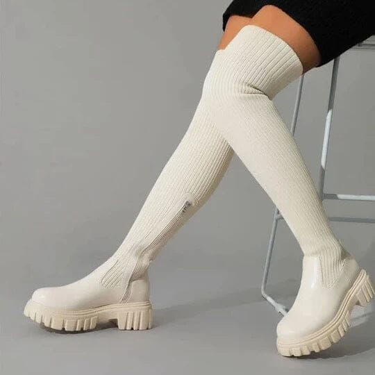 StretchBoots™ |Dijhoge Stretch Laarzen