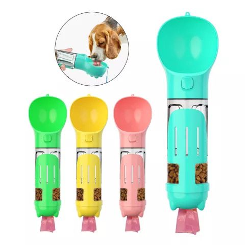 4-in-1 honden drinkfles™ - Alles bij de hand voor je lieve viervoeter!