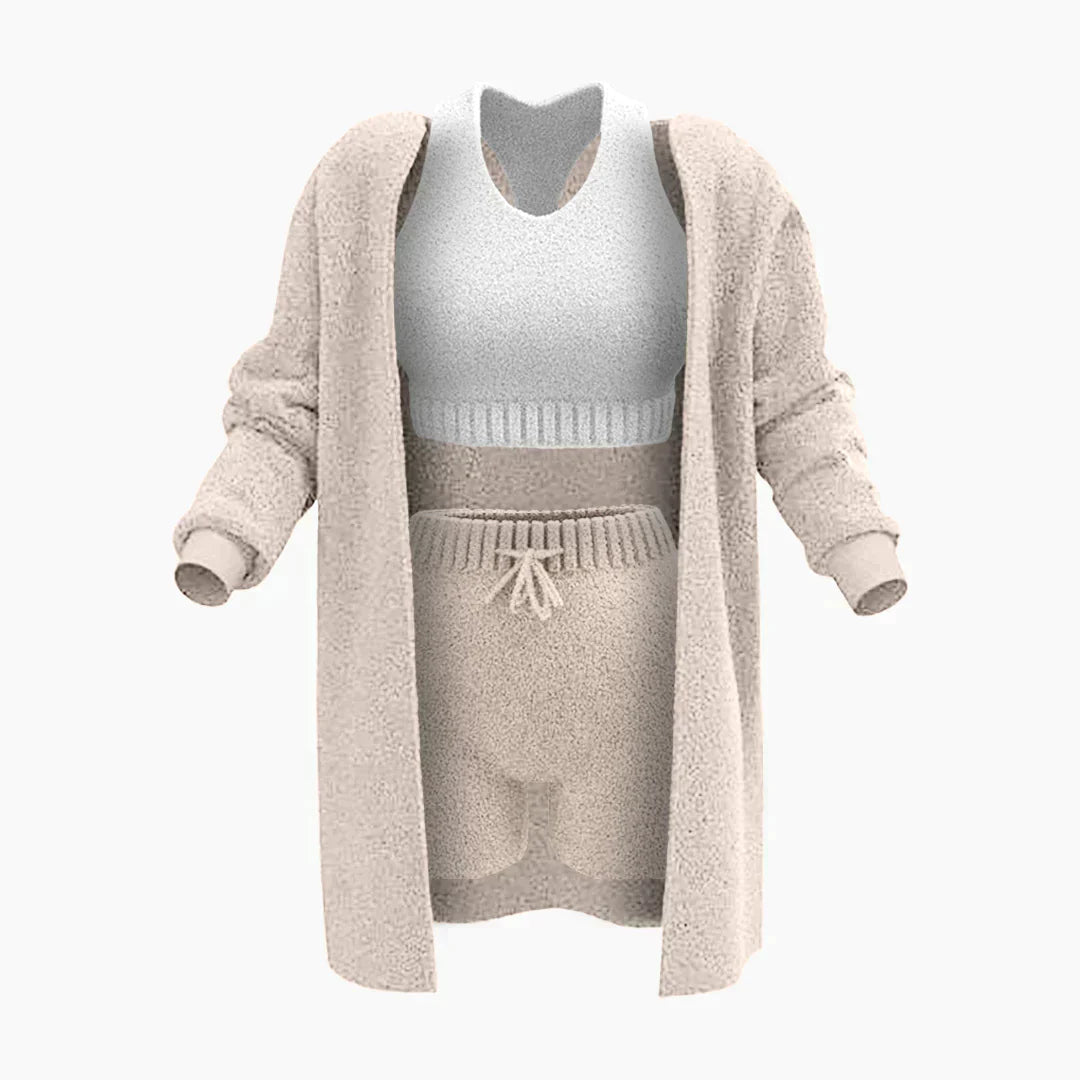Fluffy Lounge Set™(3-delig) | Stijlvol en comfortabel 1+1 GRATIS