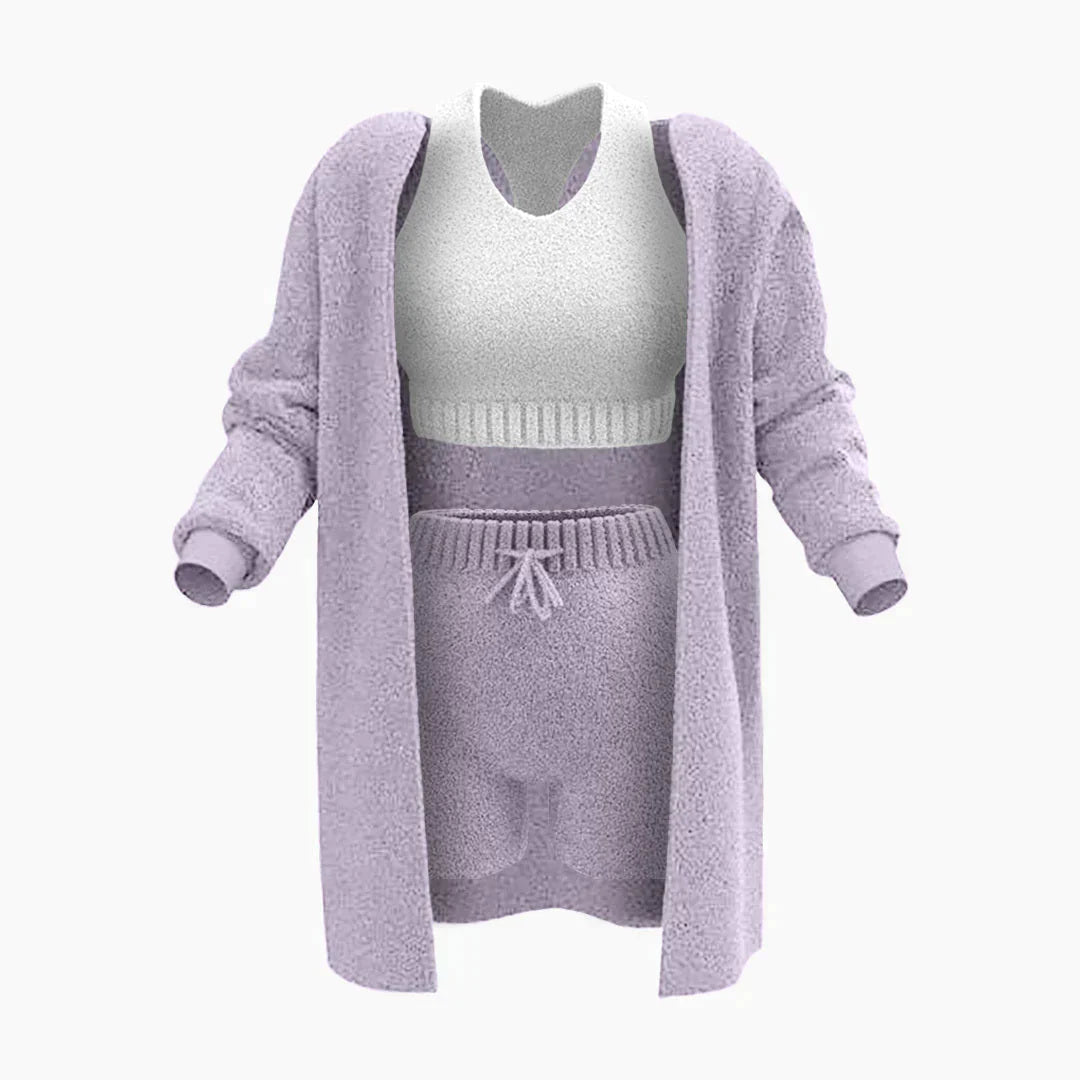 Fluffy Lounge Set™(3-delig) | Stijlvol en comfortabel 1+1 GRATIS