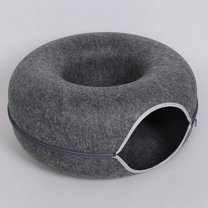 KittyKat Donut Bed & Tunnel™ - Een knus bed én vermaak in één!