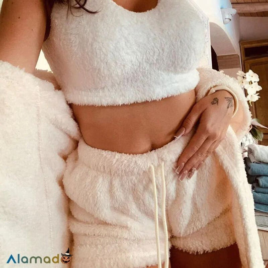 Fluffy Lounge Set™(3-delig) | Stijlvol en comfortabel 1+1 GRATIS