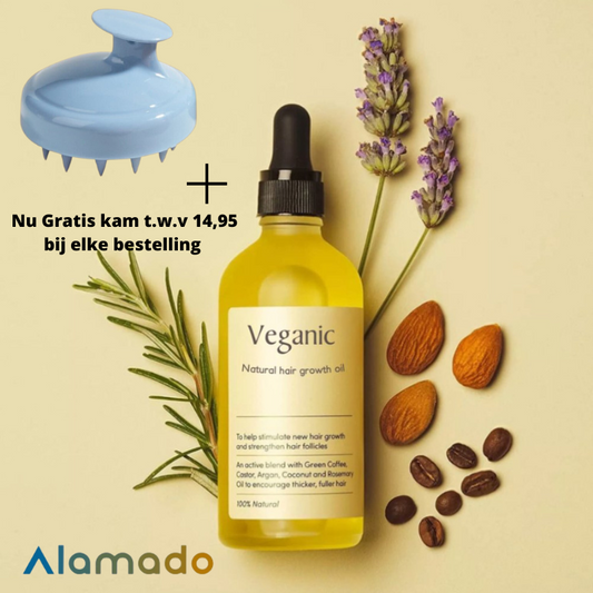 Veganic Natuurlijke Haargroei Olie | 1+1 Gratis!