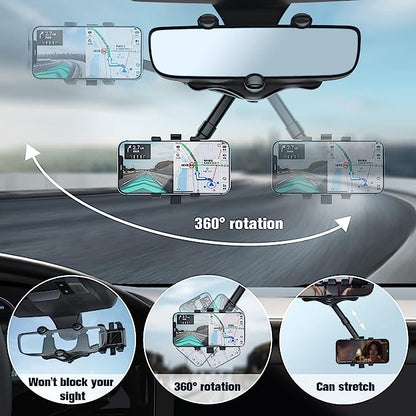 Spiegel-mount™|De perfecte telefoonhouder voor onderweg!
