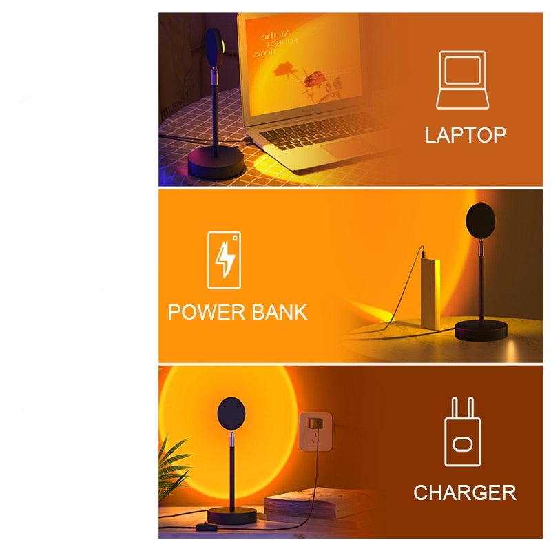 Sunset lamp™ - Een zachte zonsondergang vanuit je slaapkamer!